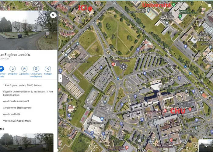 Grand 4 En Face Du Chu Et De L'universite De - Acces Rapide Futuroscope En 15 Min