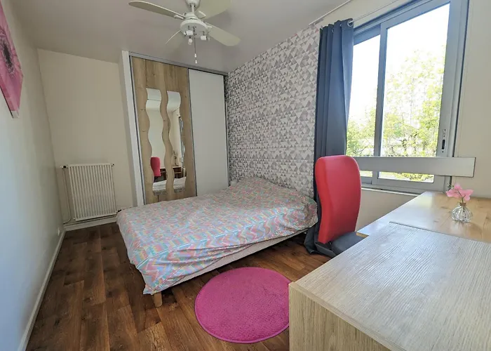 Grand 4 En Face Du Chu Et De L'universite De - Acces Rapide Futuroscope En 15 Min Accommodatie bij particulieren Poitiers