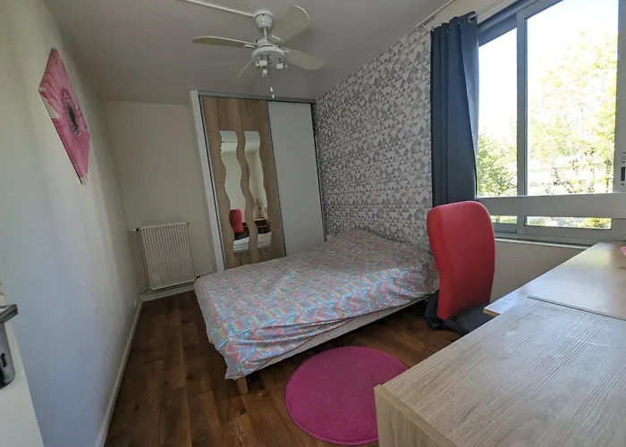 Grand 4 En Face Du Chu Et De L'universite De - Acces Rapide Futuroscope En 15 Min Accommodatie bij particulieren Poitiers